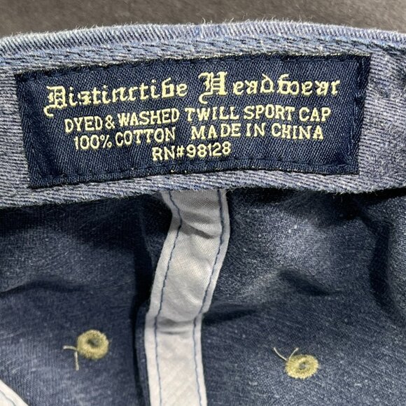 Siesta Key Florida Strap Back Hat Cap Distinctive Blue Distressed Souvenir Mens - Picture 8 of 12